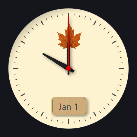 Orchard watch face