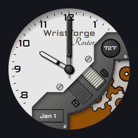 Roster Lite watch face