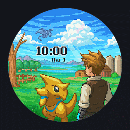 Chronomon Farm Life watch face